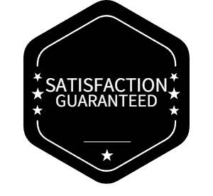 satisfaction guaranteed badge
